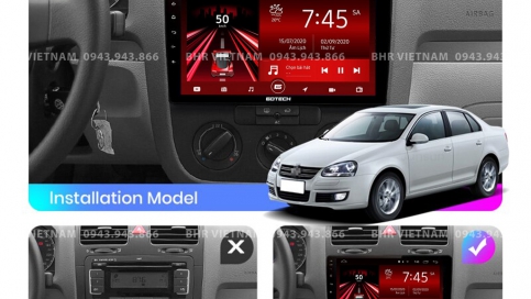 Màn hình DVD Android xe Volkswagen Jetta 2005 - 2010 | Gotech GT6 New